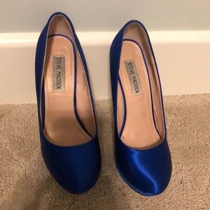 Blue Steve Madden heels